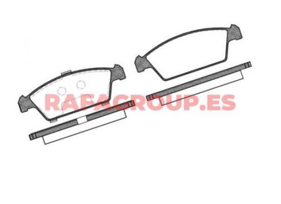 RG6601 - Pastillas de freno